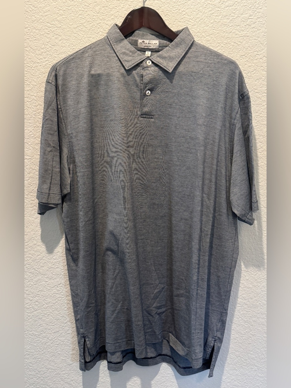 Peter Millar Nanoluxe Polo Shirt, Size XL